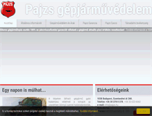 Tablet Screenshot of pajzs.hu